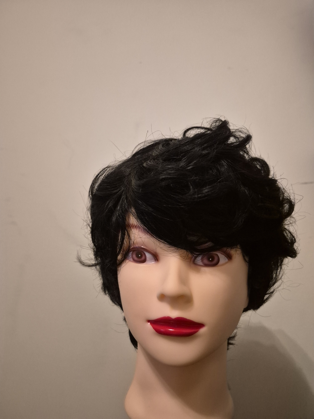 Human hair curly wig***